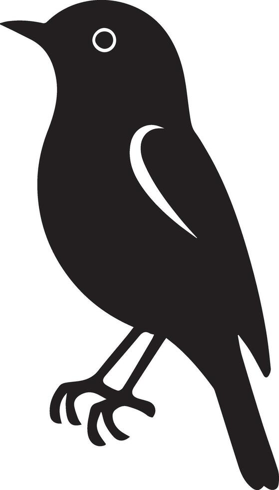 Bird Silhouette , eps, black vector