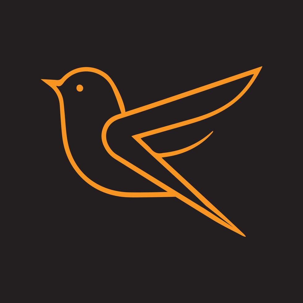Bird Logo icon vector