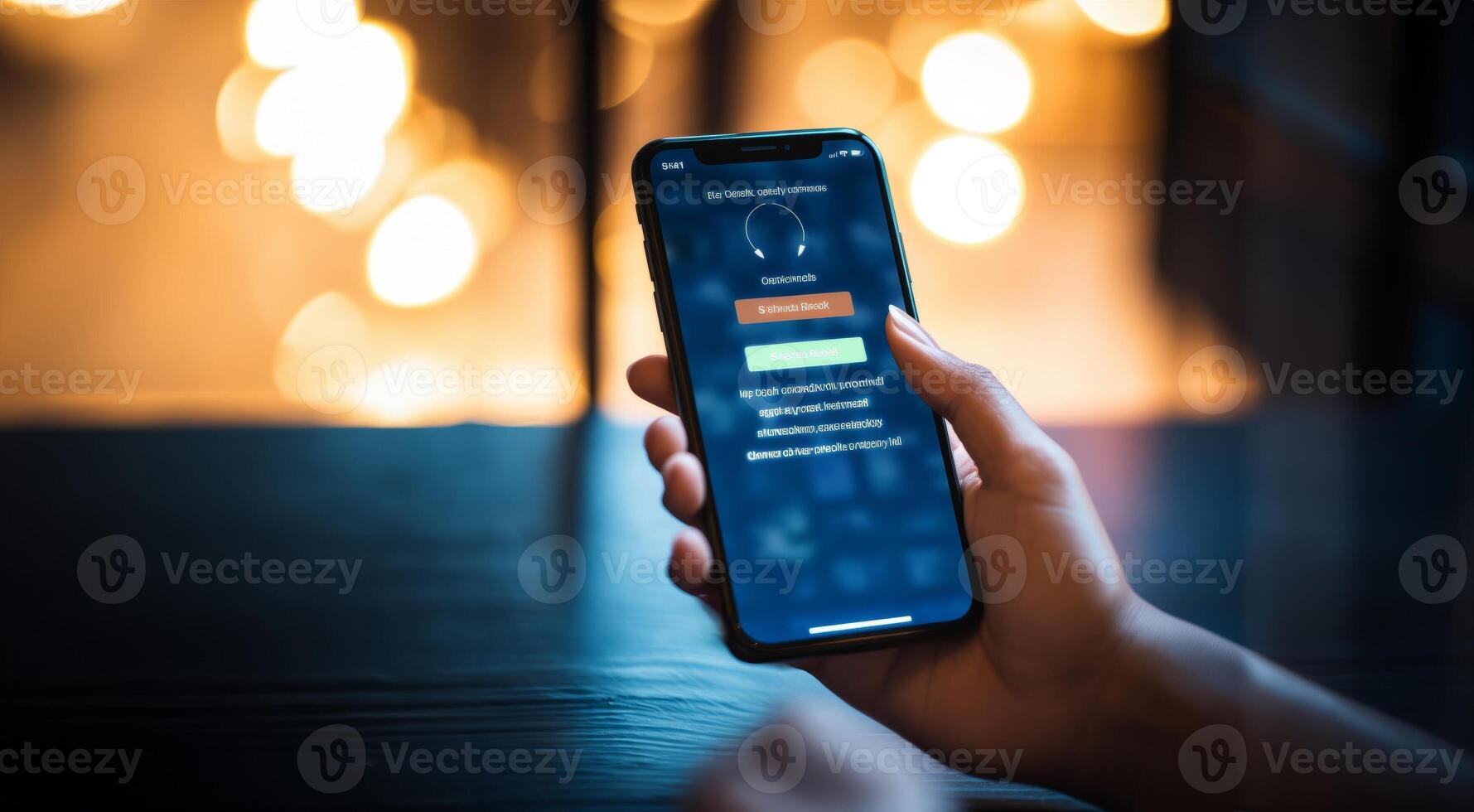 In a cybersecurity context, hands hold a smartphone displaying a login screen with a username and password, highlighting the importance of securing personal information and digital access photo