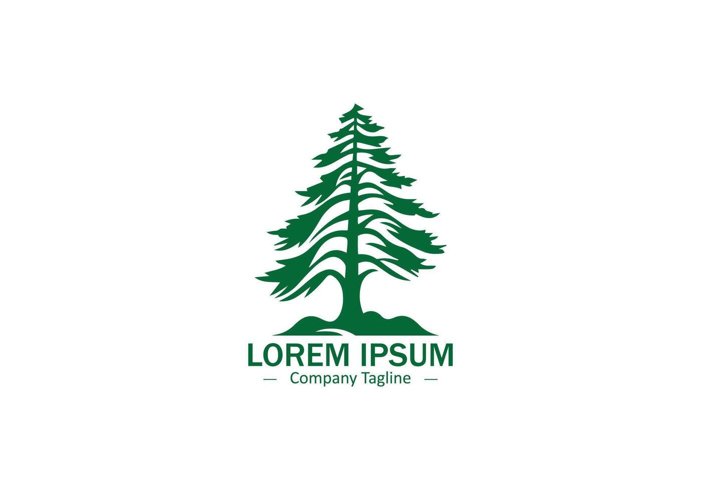 Serene Tree Design Ideal for Wellness and Spa Logos vector