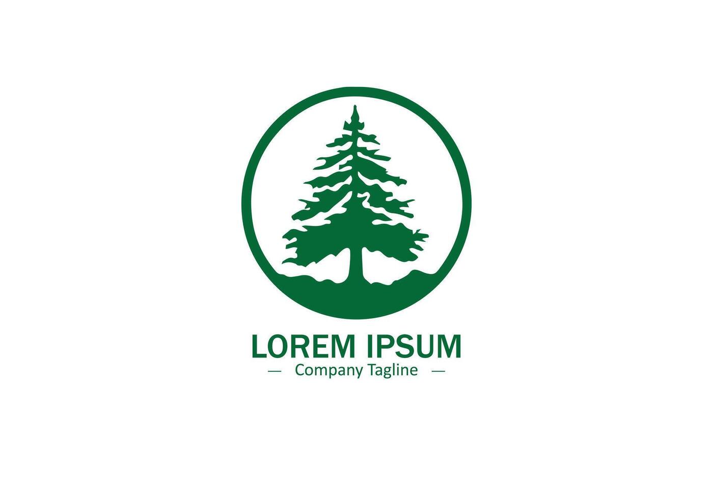 Inspired Tree Design for Outdoor and Adventure Company Logos vector