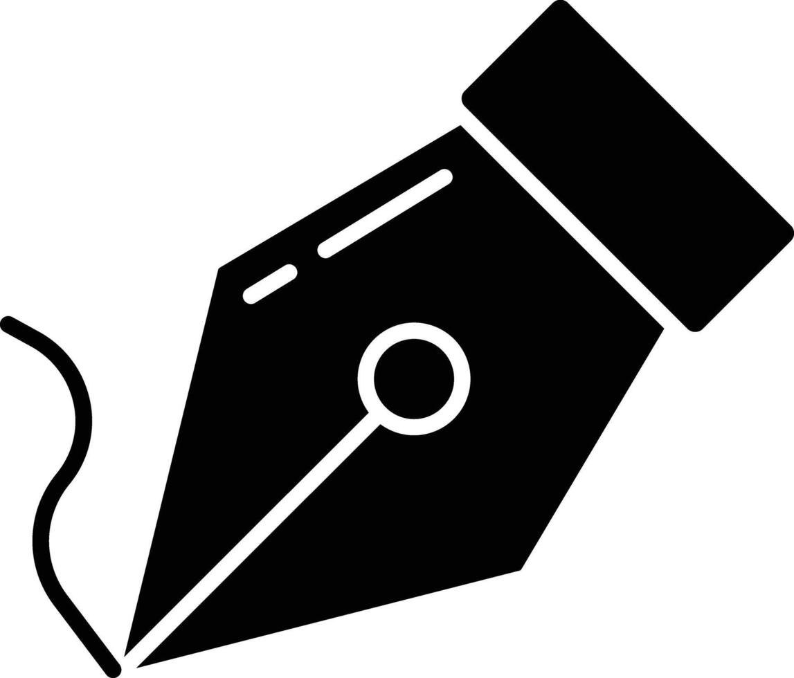 Curvature solid glyph illustration vector