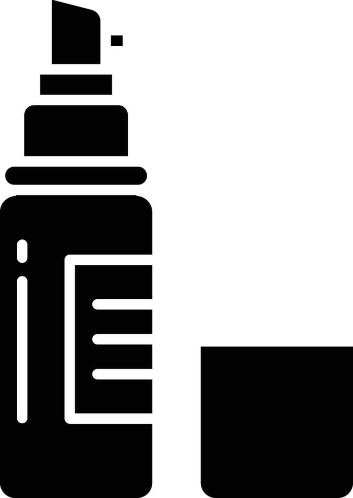 Serum solid glyph illustration vector