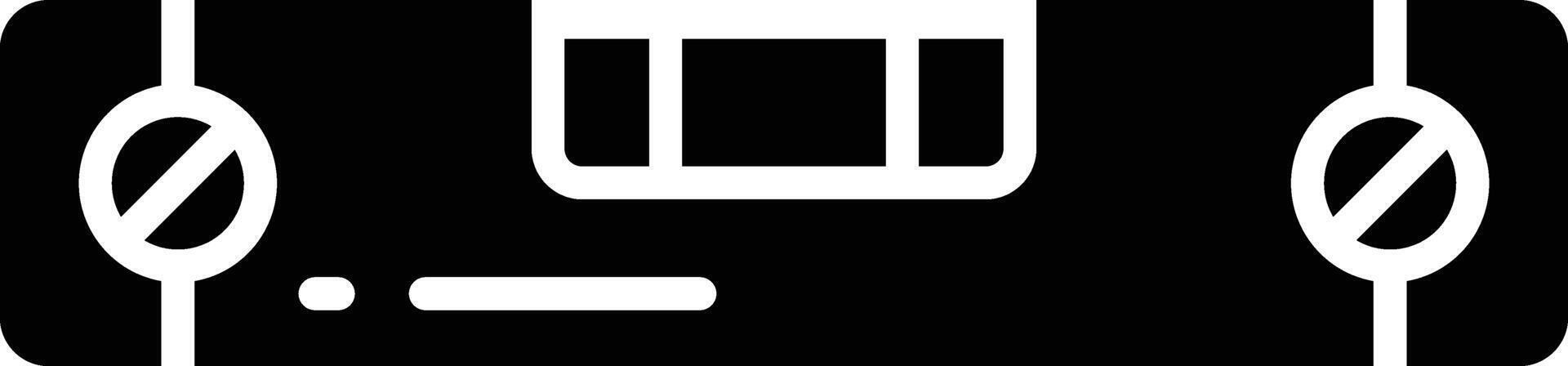 Spirit Level solid glyph illustration vector