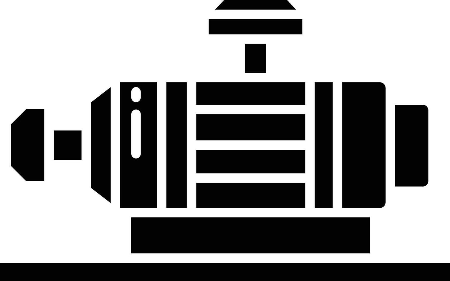 Water Pump solid glyph illustration vector