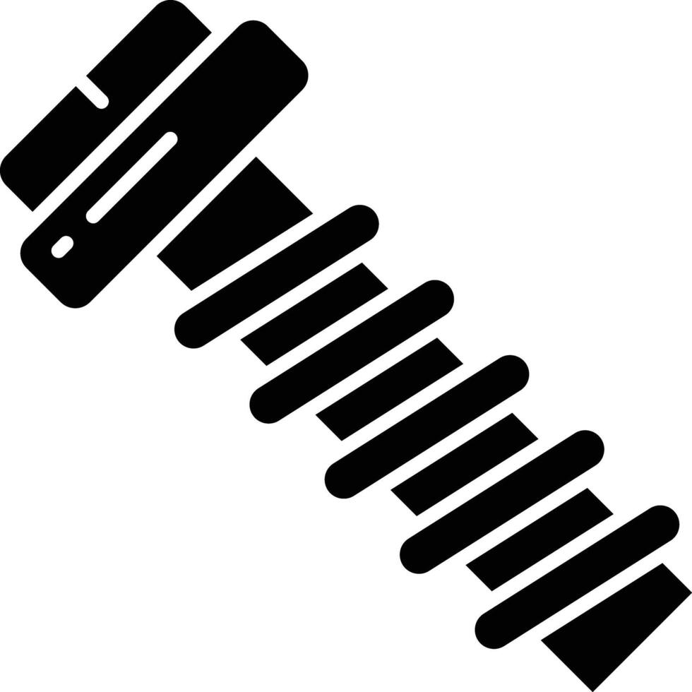 Screwdriver solid glyph illustration vector