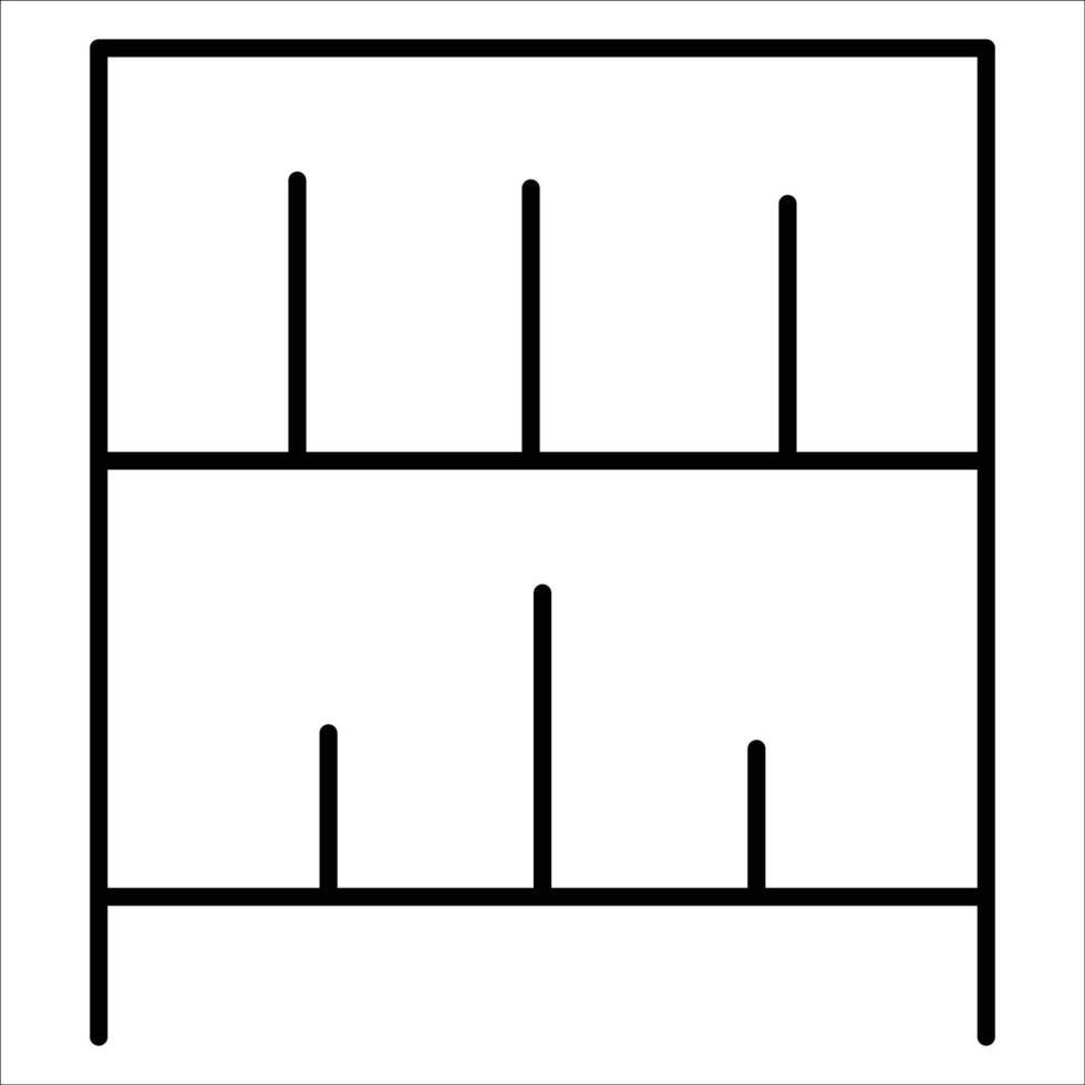 icon Shelves autumn vector