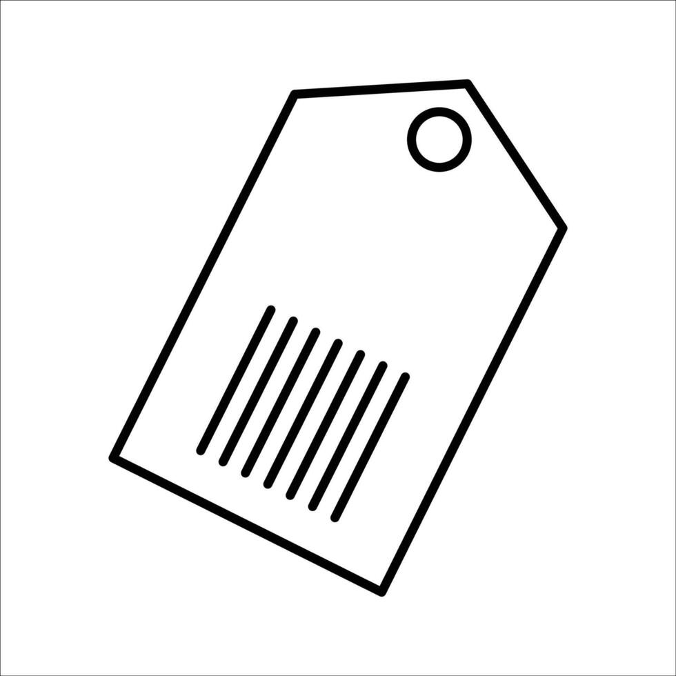 icon Price Tag modern shop vector