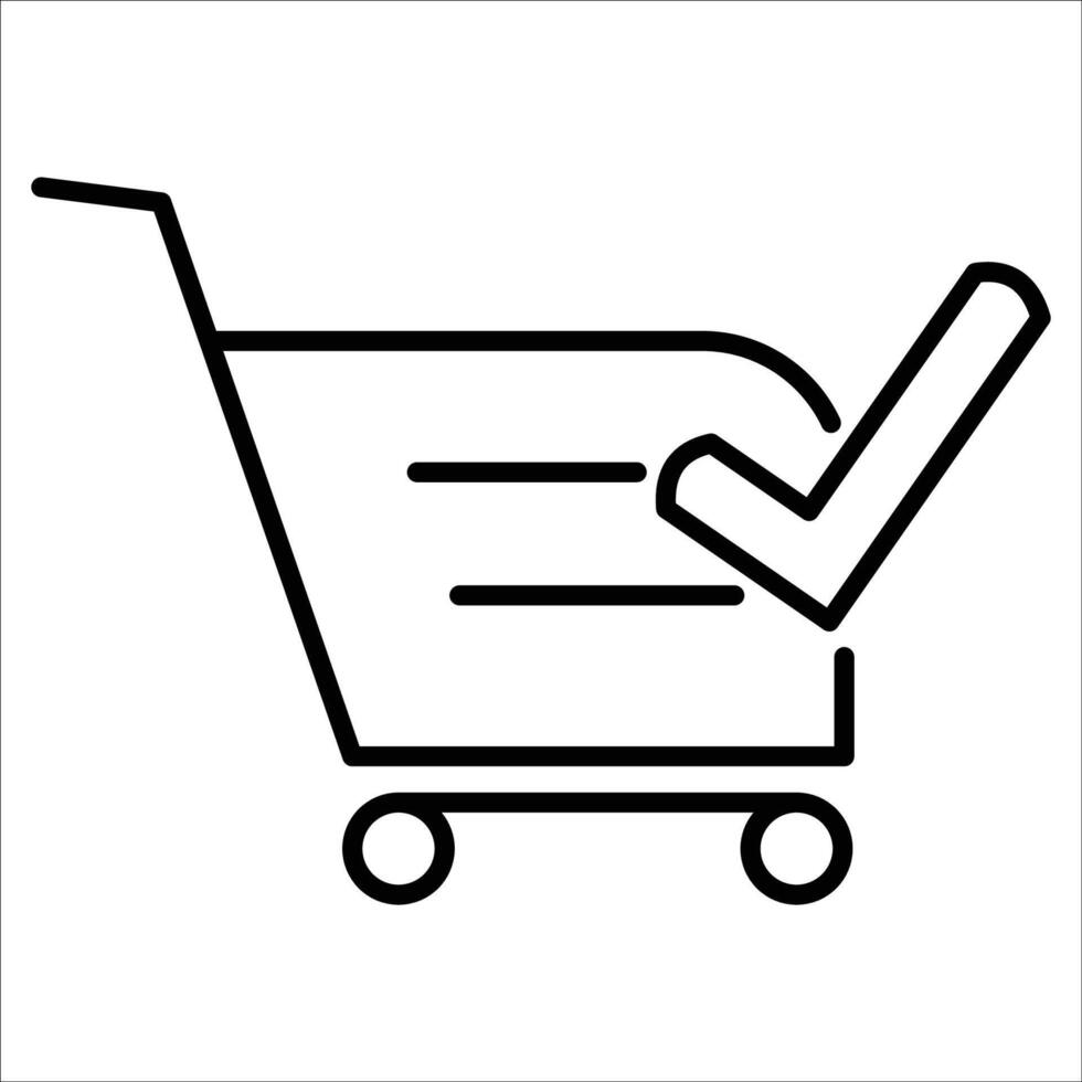 icon Self Checkout vector