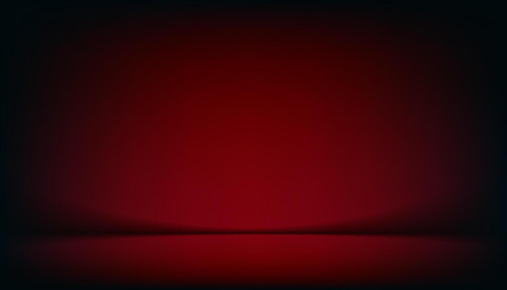 Red Background Wall Studio Room with Spotlights on floor.Minimalism Empty Maroon Backdrop Stage Show with neon light for product present,3D Burgundy Display Podium Stand for technology concept vector