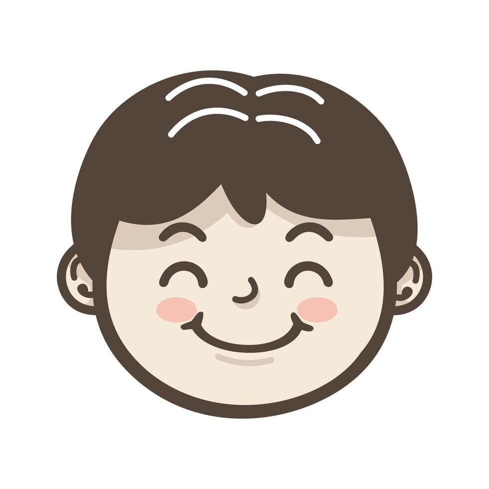 child face illustration vector