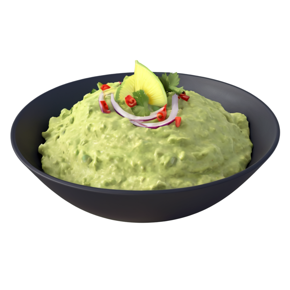 National Guacamole isolated on transparent background png