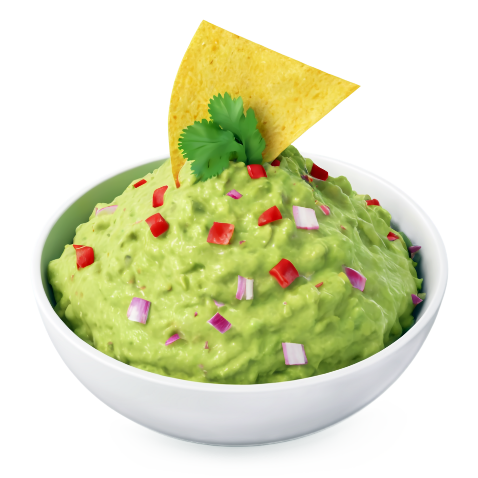 National Guacamole isolated on transparent background png