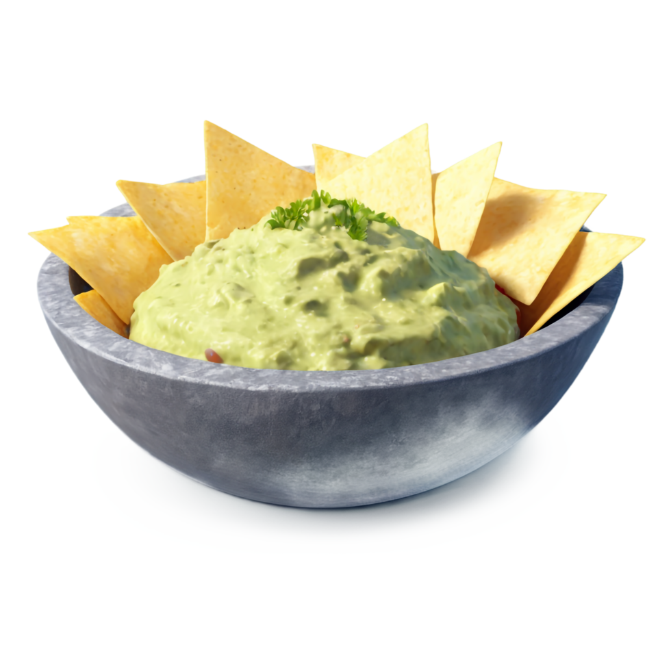 National Guacamole isolated on transparent background png
