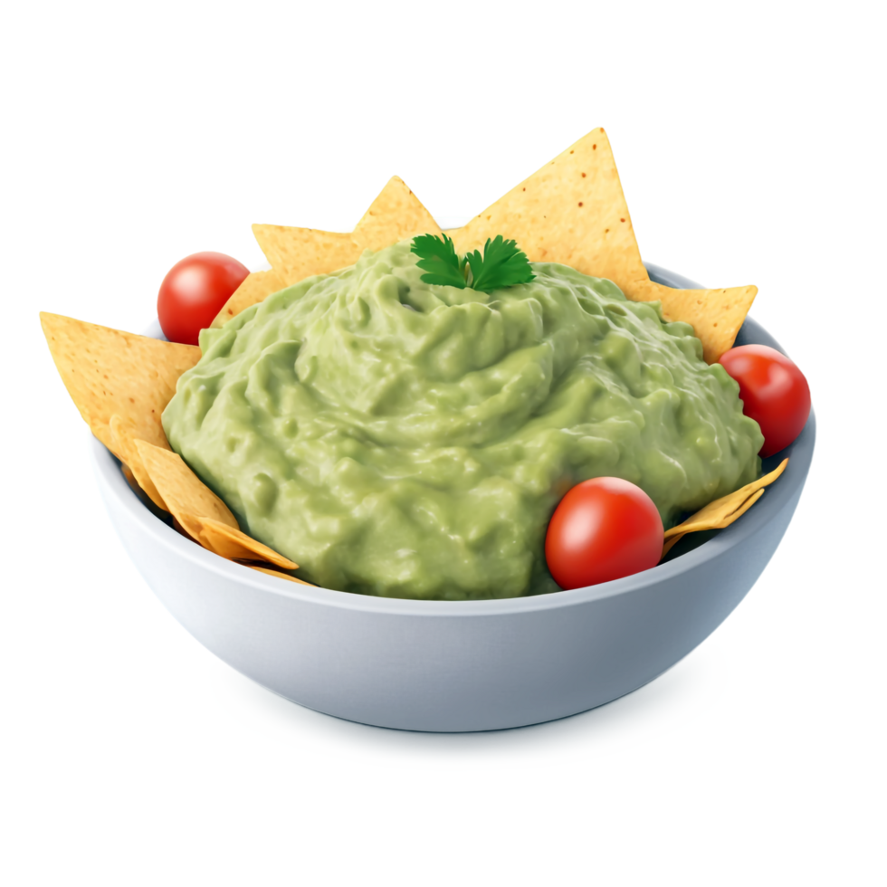 National Guacamole isolated on transparent background png