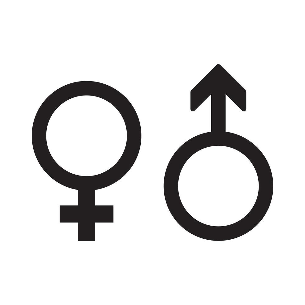 Gender symbol icon, Wedding, valentine, love, celebration. Part of a big icon set family. Perfect for web and app interfaces, vector