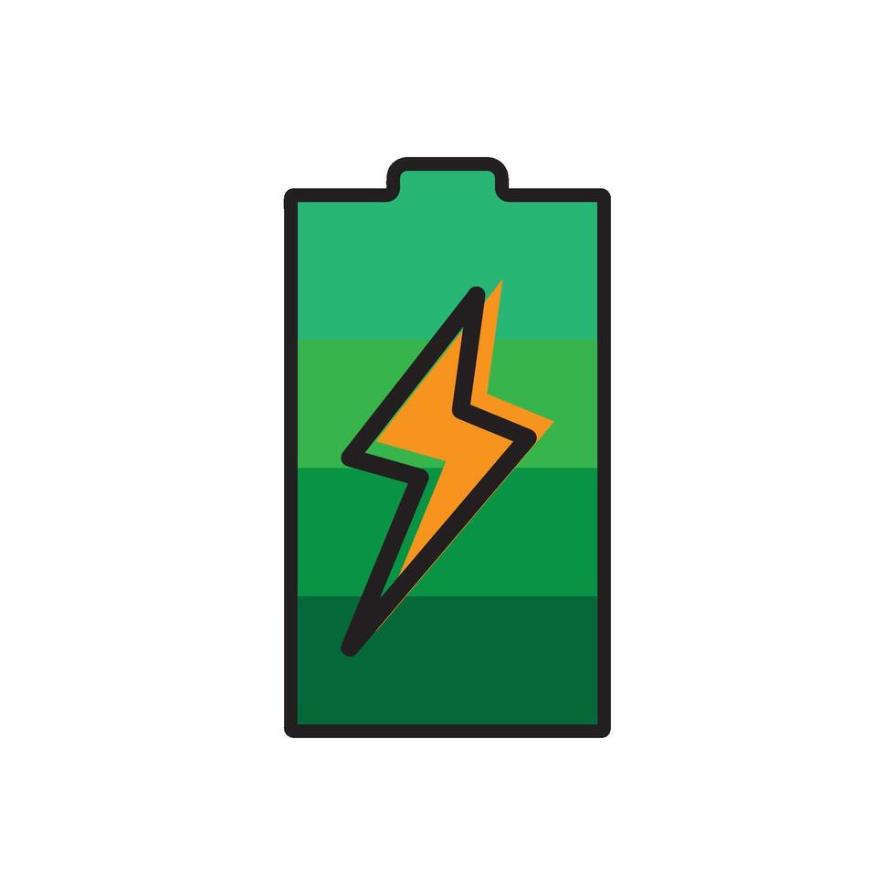 battery icon illustration design template vector
