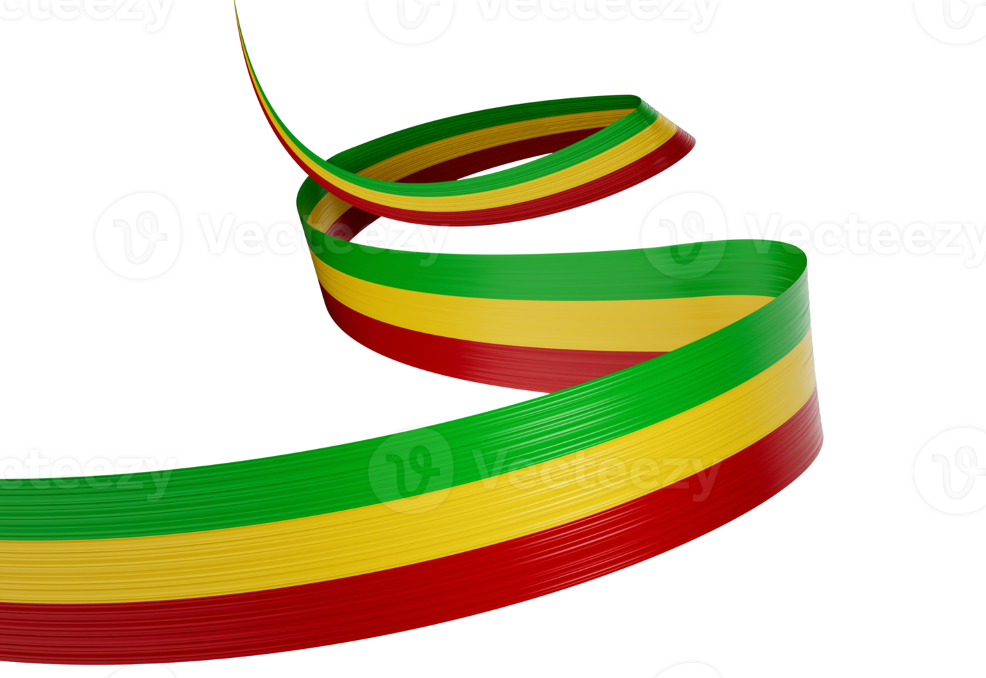 3d Flag Of Mali 3d Shiny Waving Mali Ribbon Flag 3d Illustration png