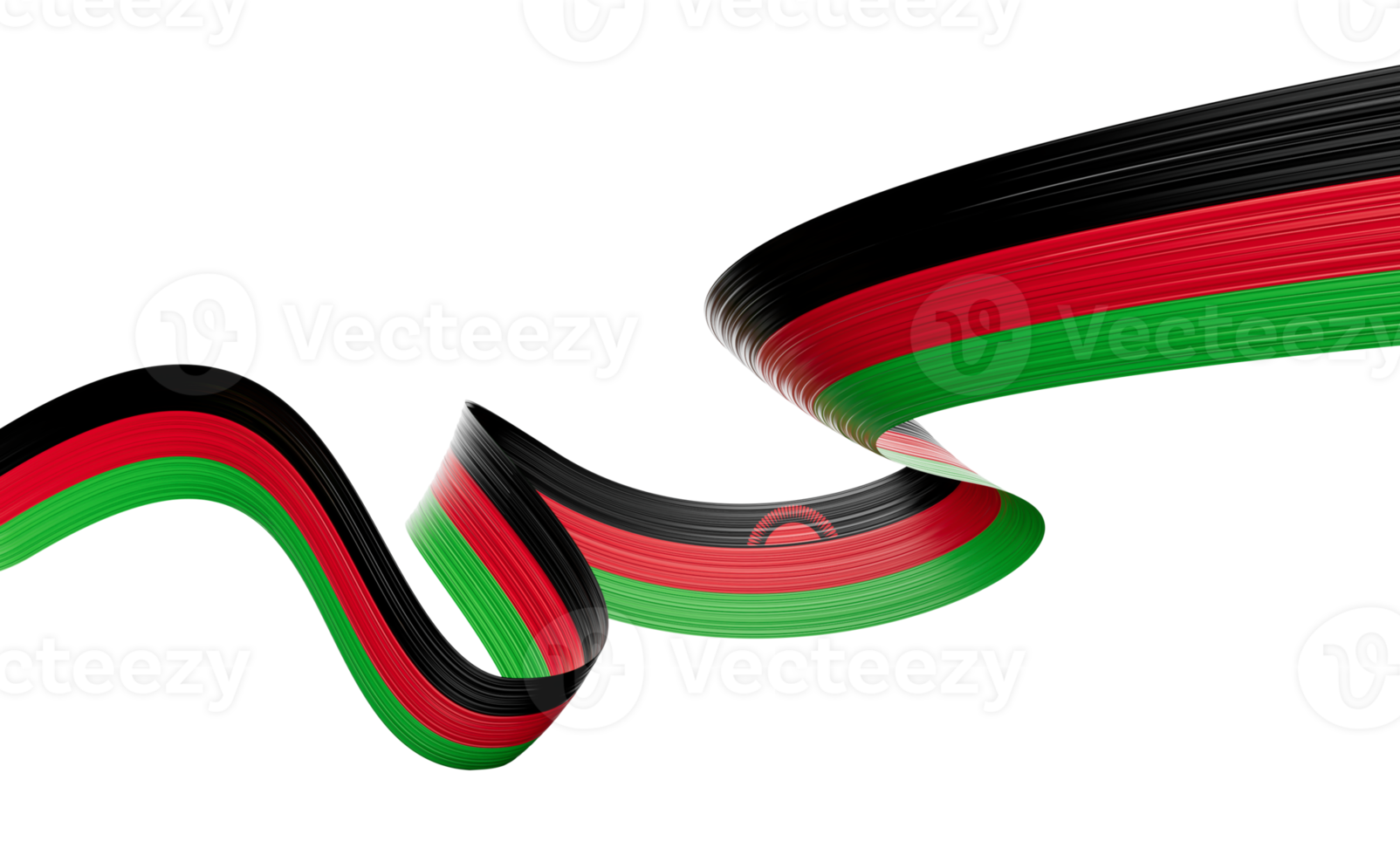 3d Flag Of Malawi 3d Shiny Waving Malawi Ribbon Flag 3d Illustration png