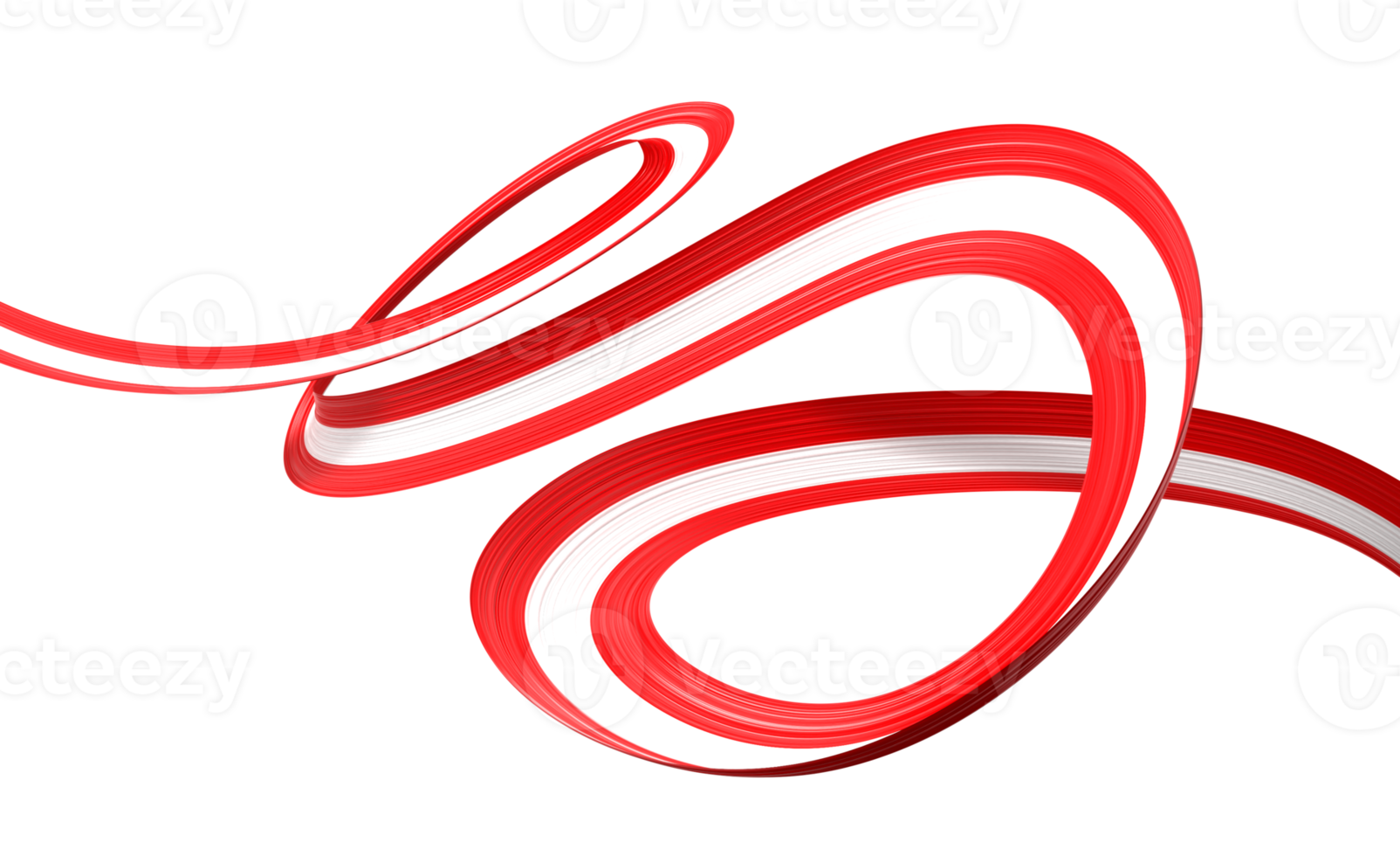3d Flag Of Austria 3d Shiny Waving Austria Ribbon Flag 3d Illustration png