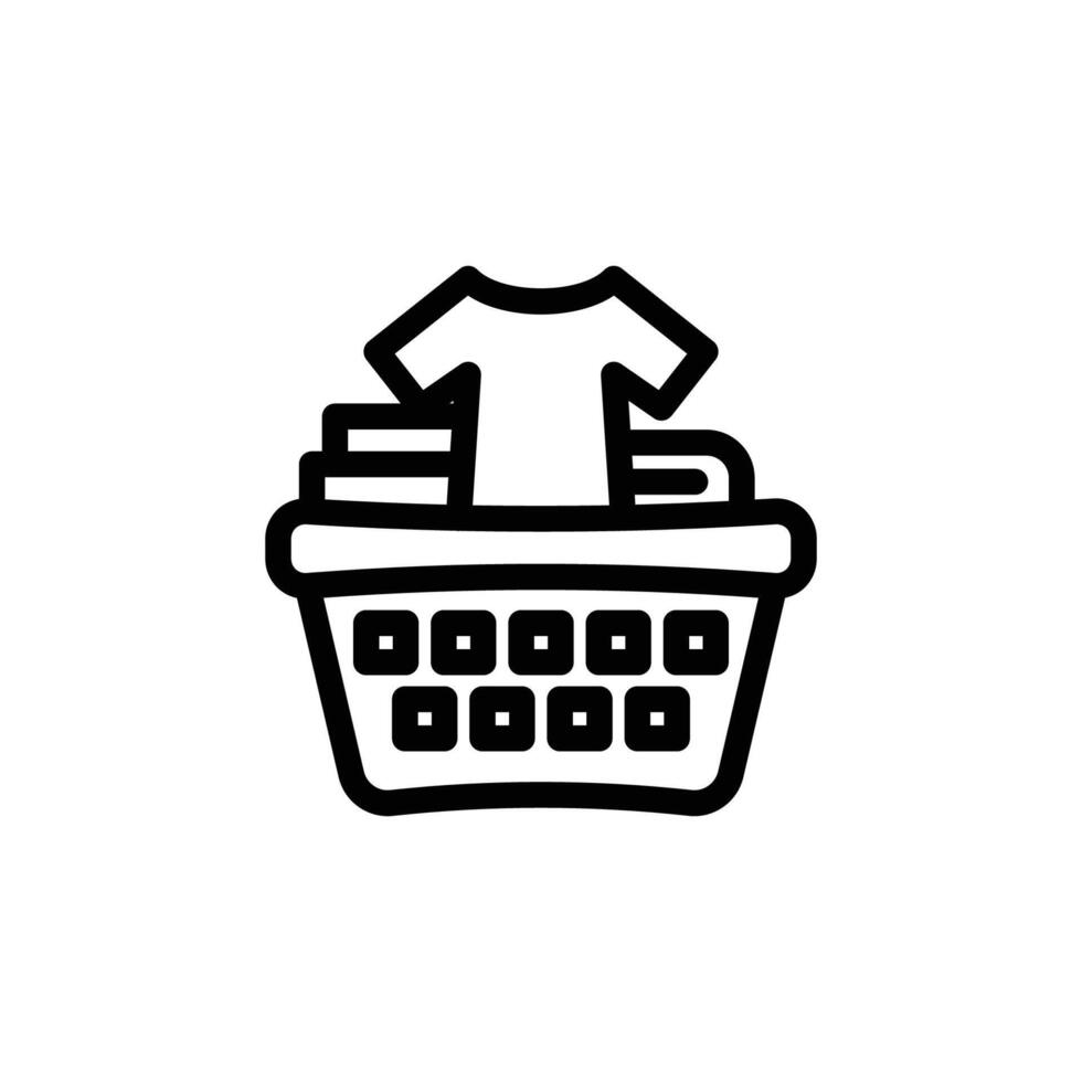 Laundry basket icon design vector