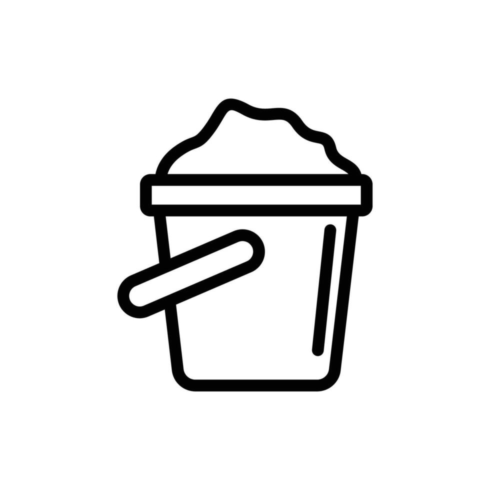 Bucket icon design vector