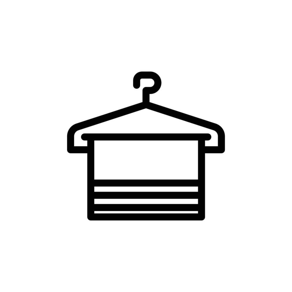 Towel hanger icon design vector