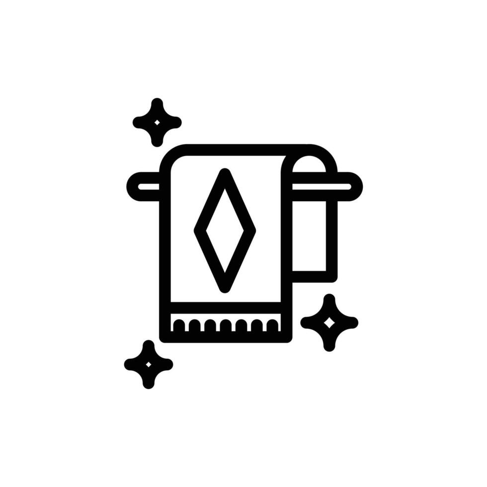 Towel icon design vector