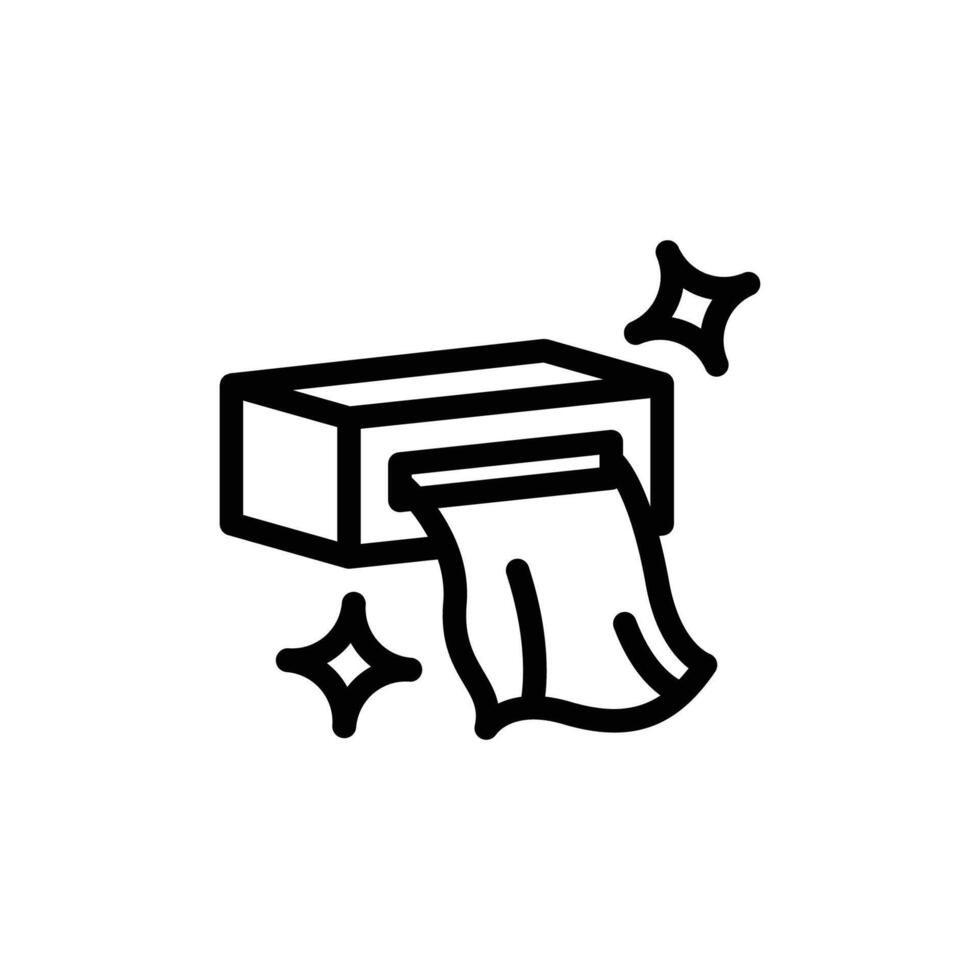 Tissue box icon design vector