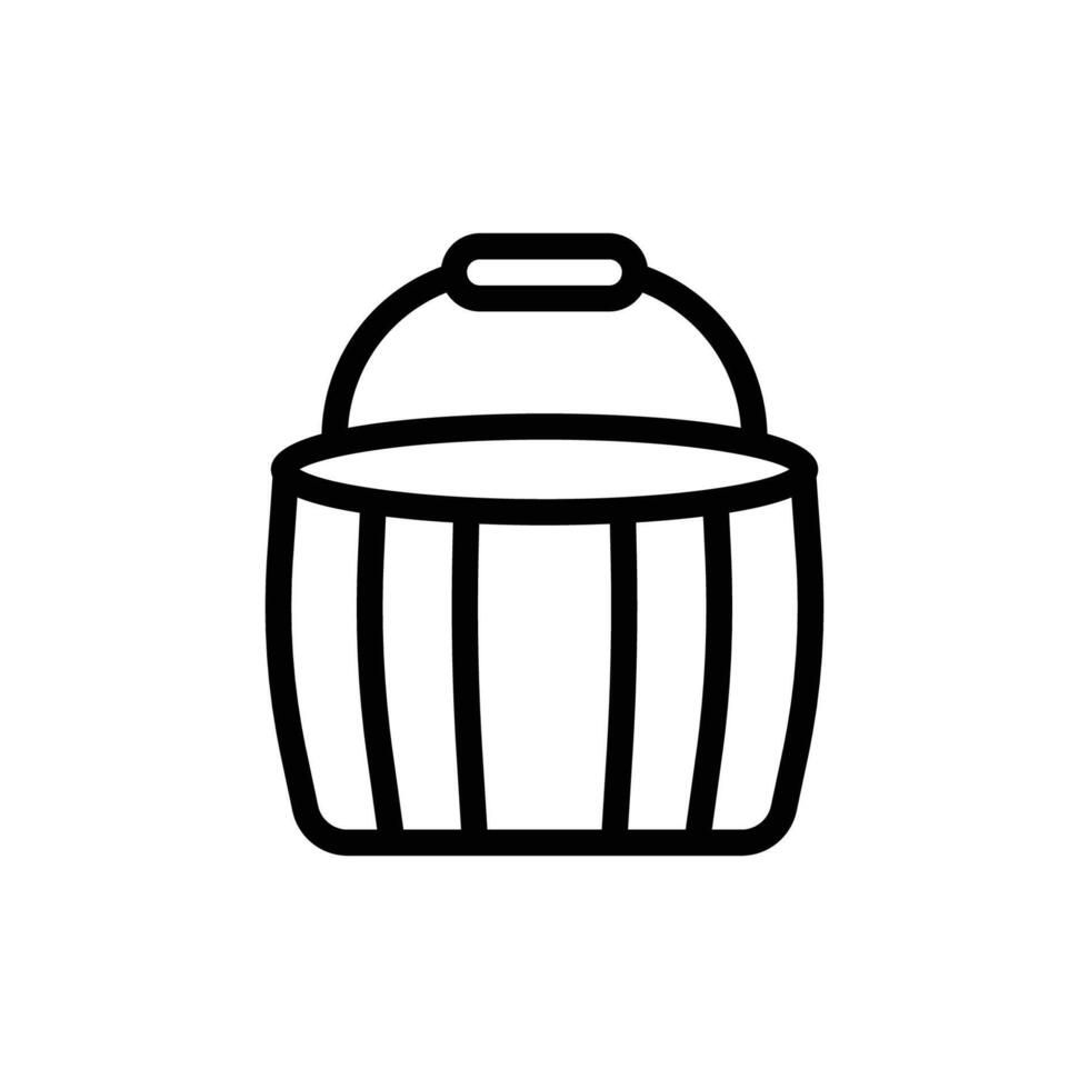 Pail icon design vector