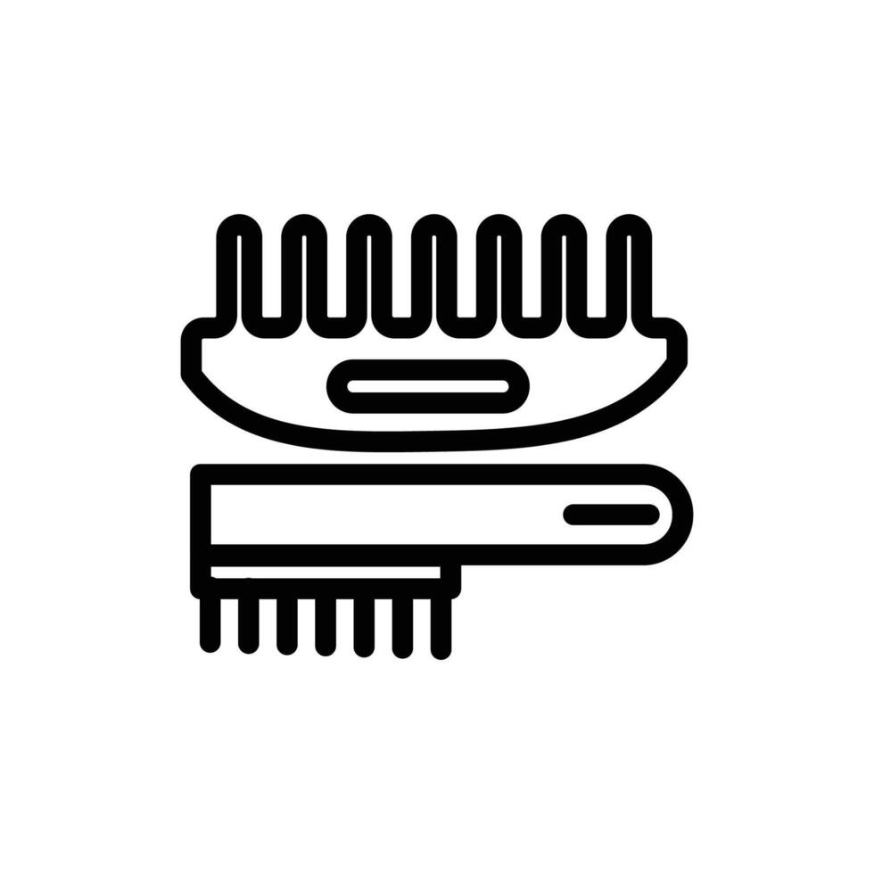 Comb icon design vector