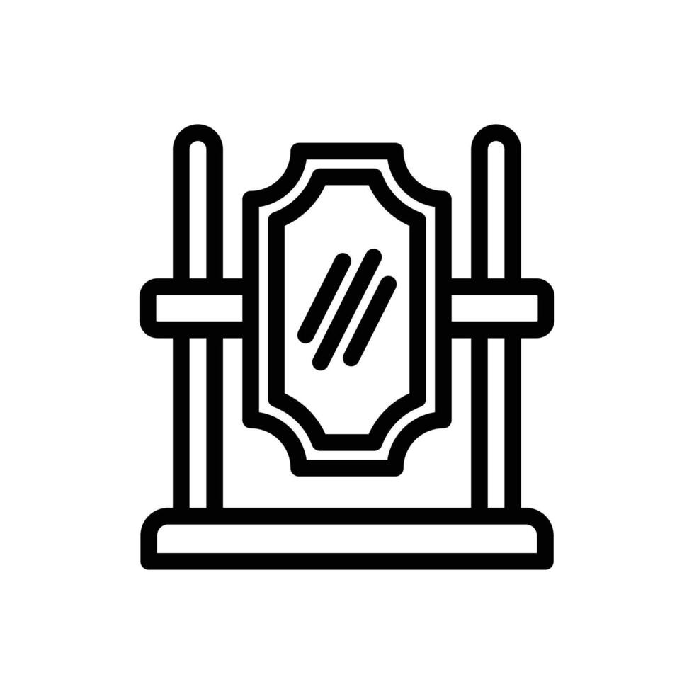 Mirror icon design vector