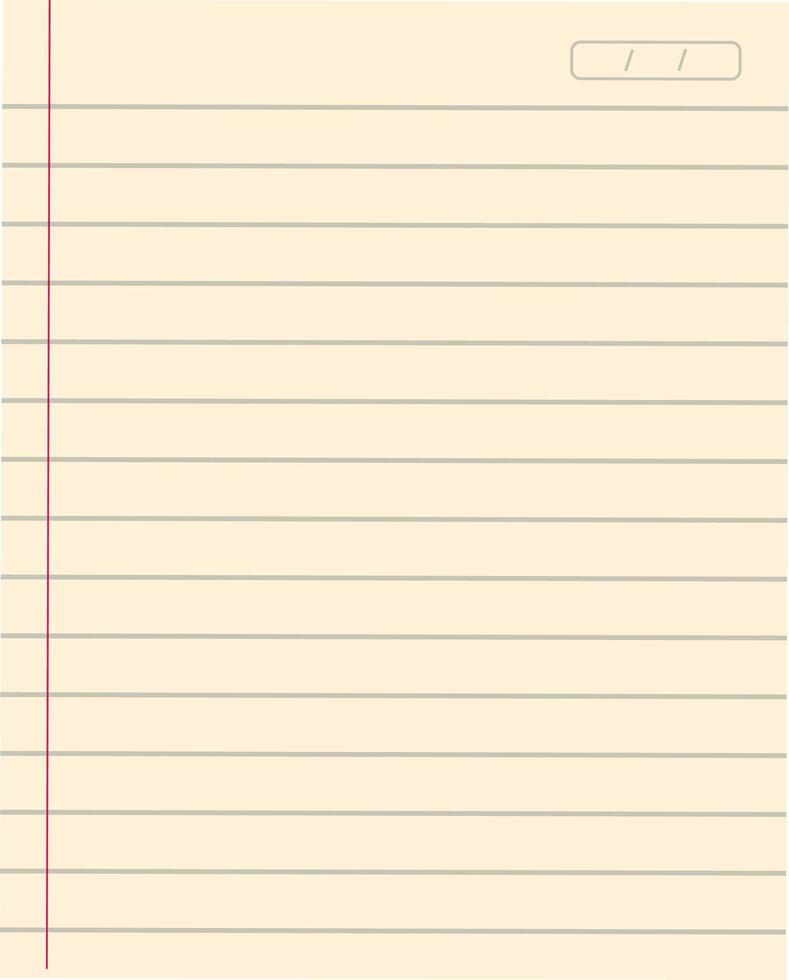 illustrations of lined paper with texture vector