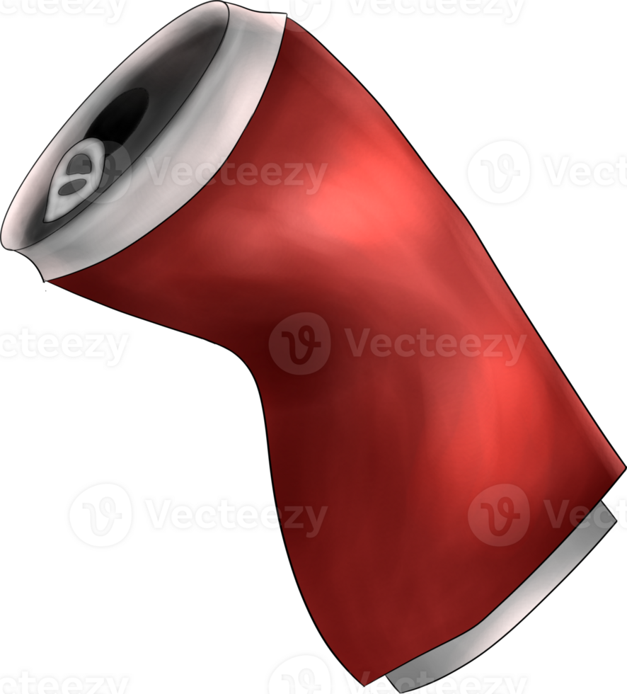Textured Soda Can Waste png