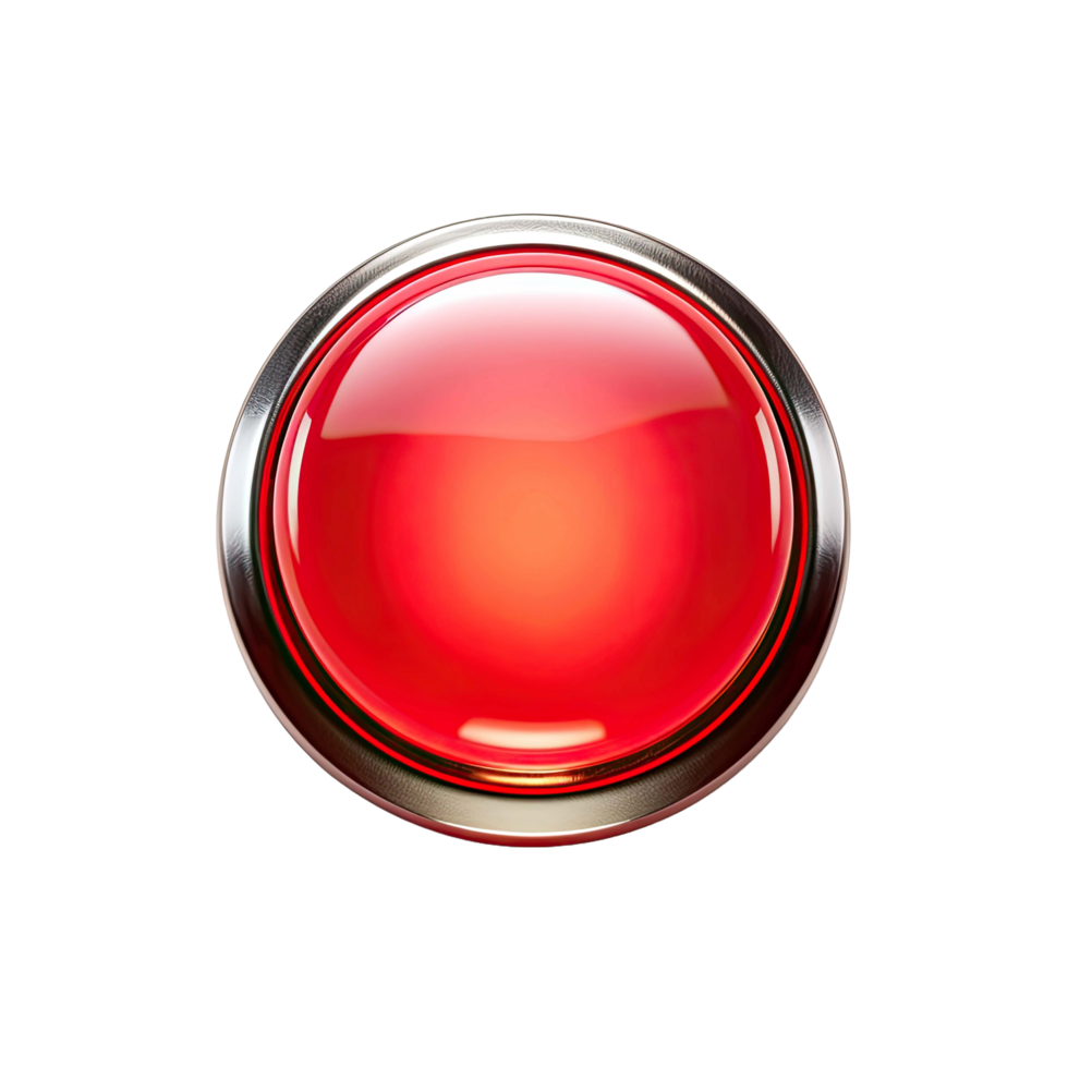 Push button isolated on transparent background. png