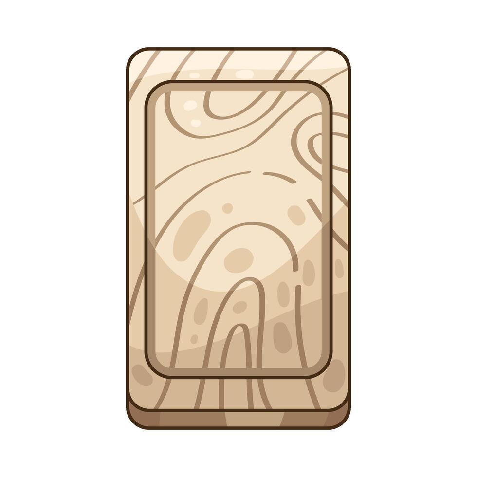 Illustration of cutting board vector