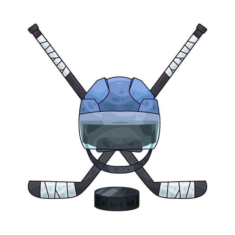 Illustration of hockey vector