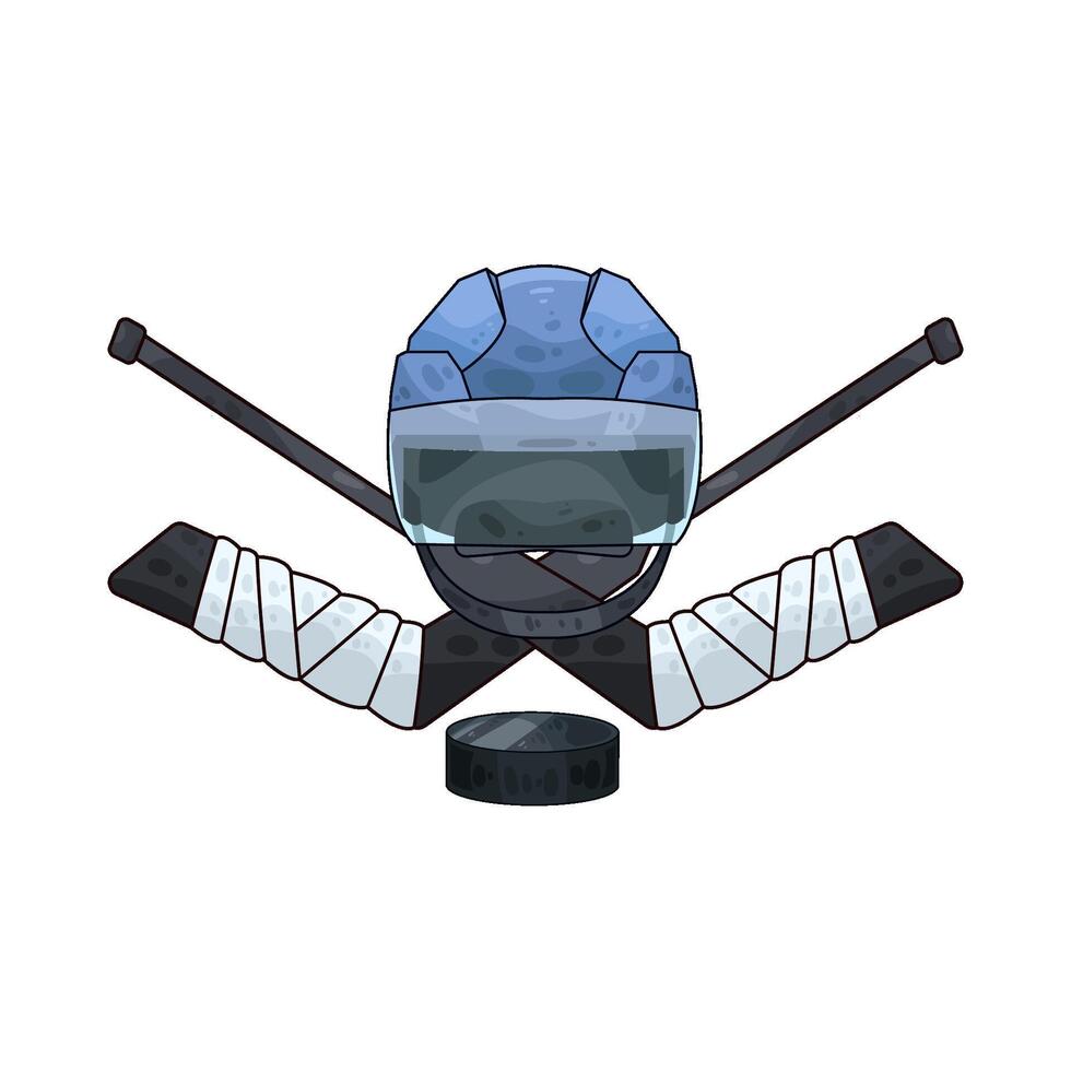 Illustration of hockey vector