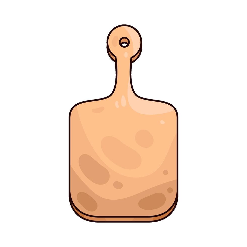 Illustration of cutting board vector