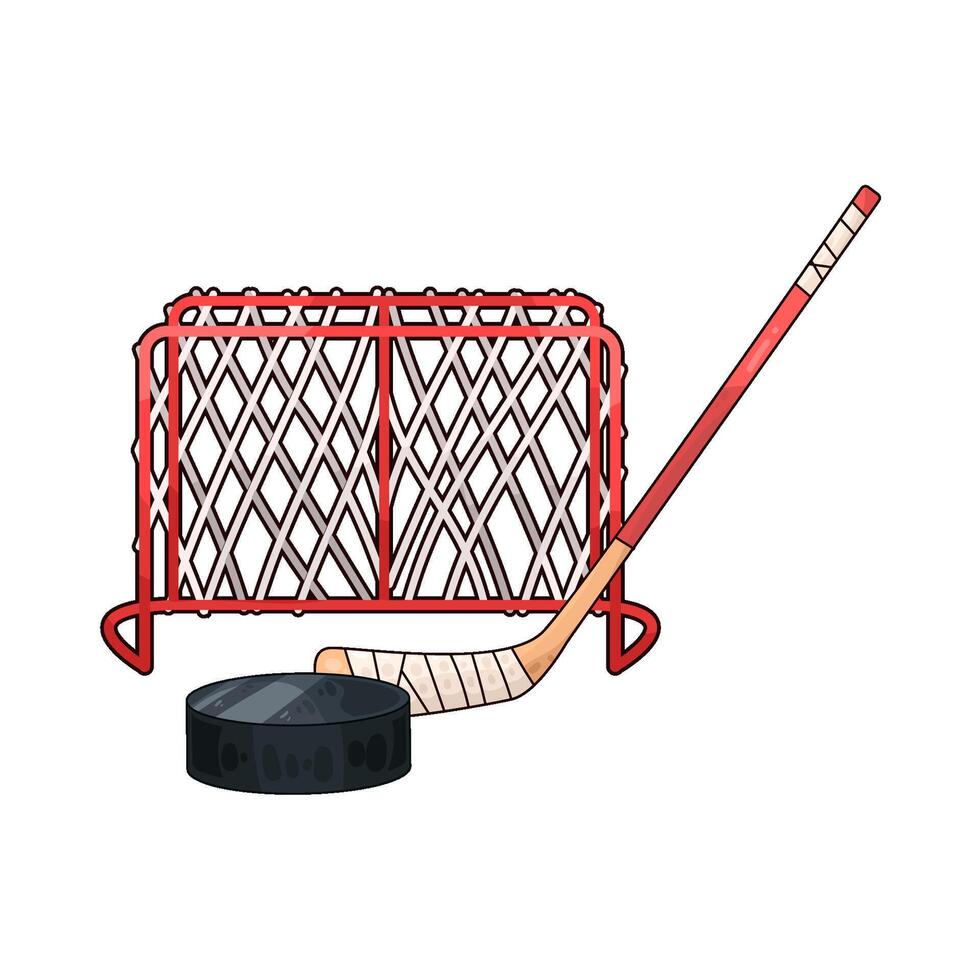 Illustration of hockey vector