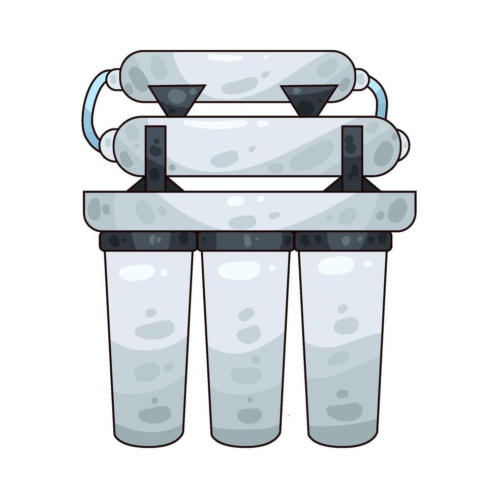 Illustration of water filter vector