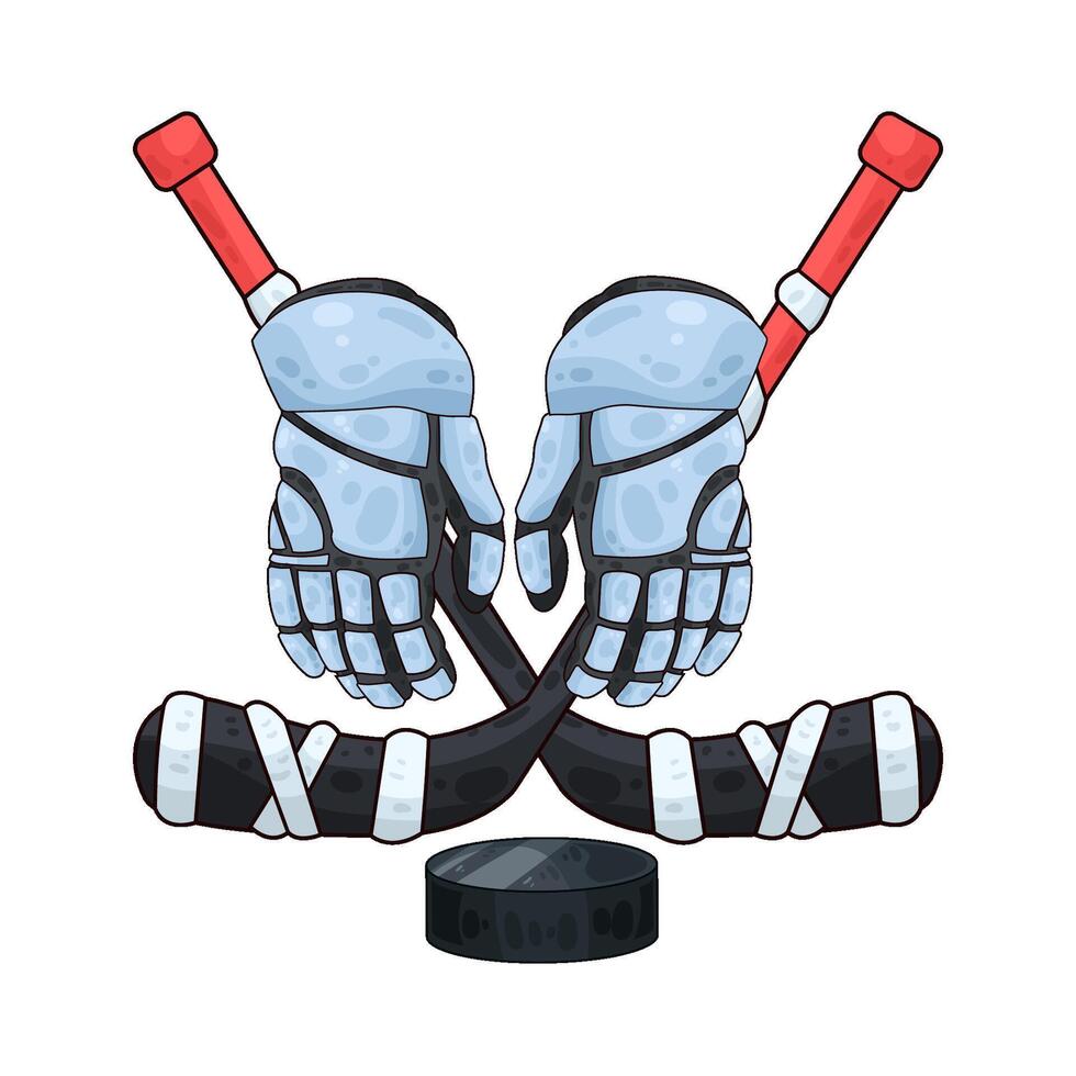 Illustration of hockey vector