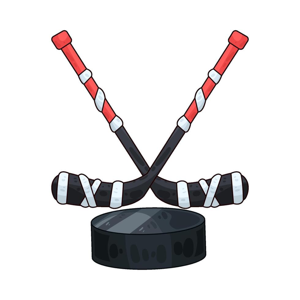 Illustration of hockey vector