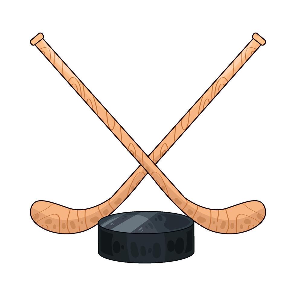 Illustration of hockey vector