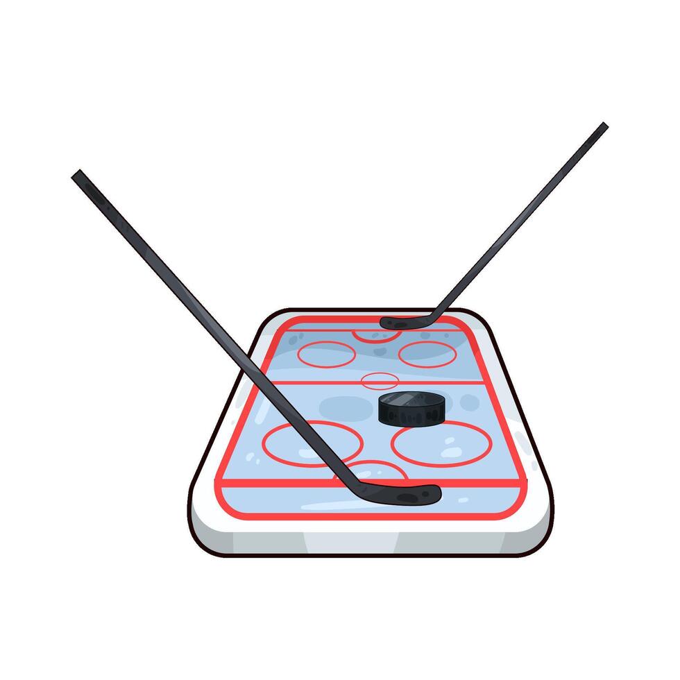 Illustration of hockey vector