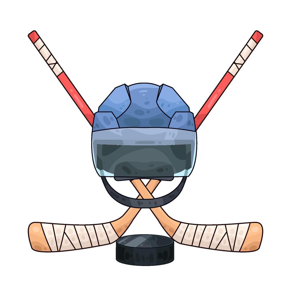 Illustration of hockey vector