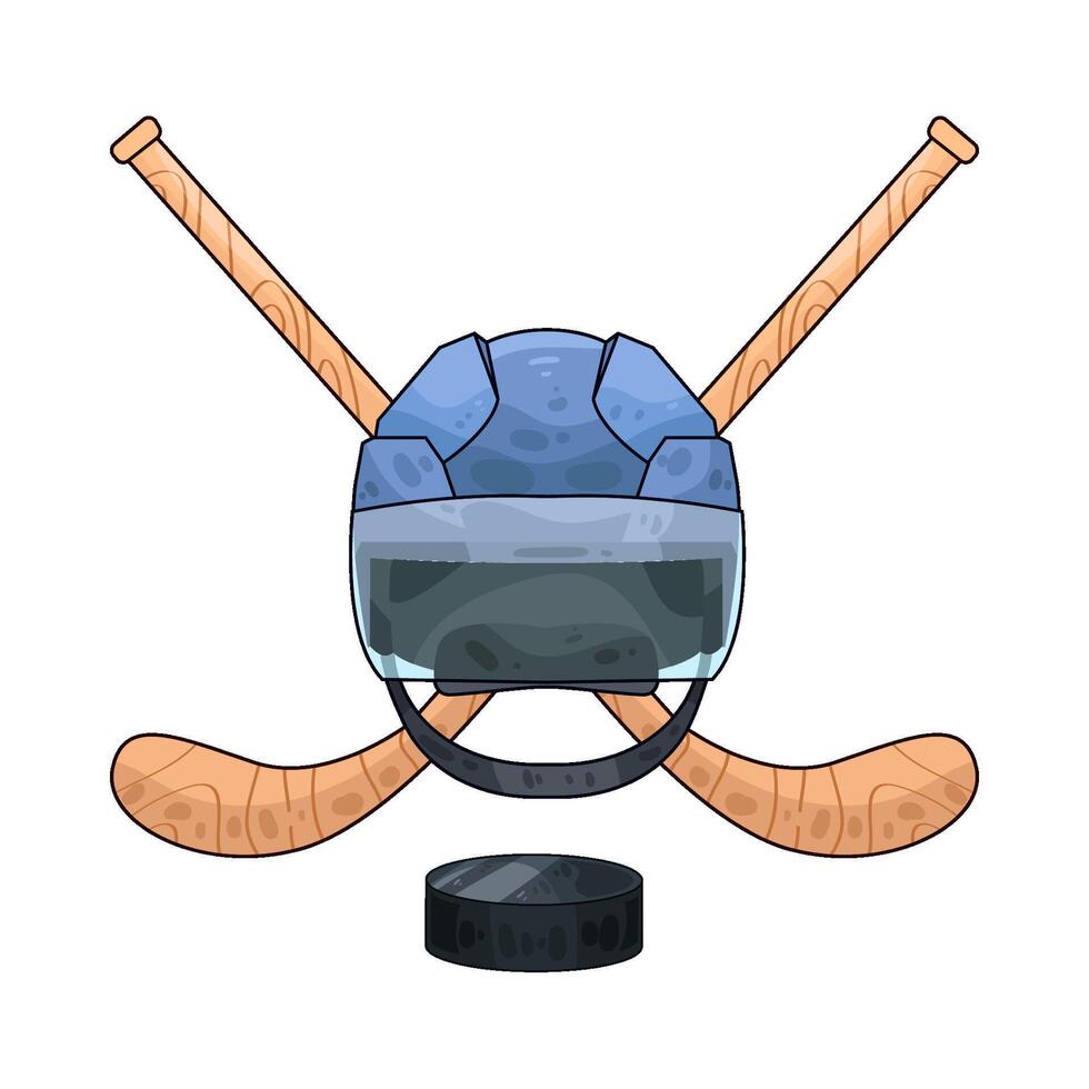 Illustration of hockey vector