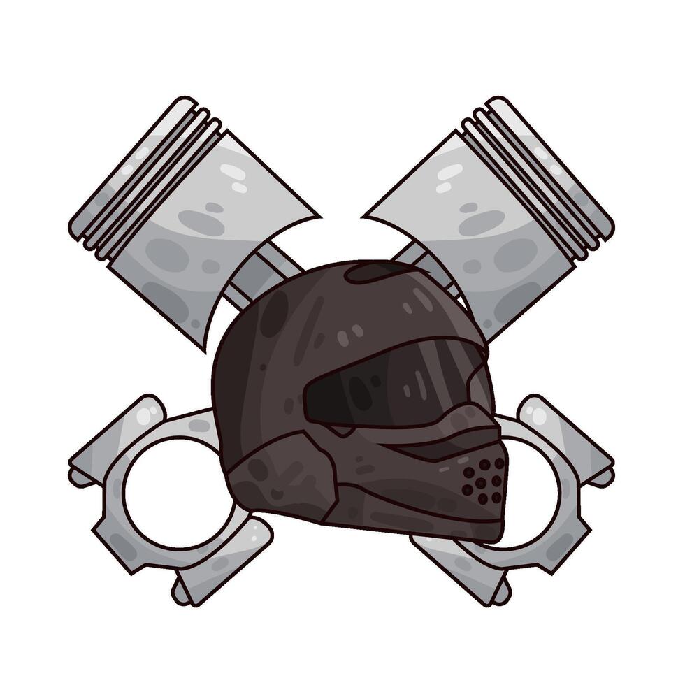 Illustration of helmet vector