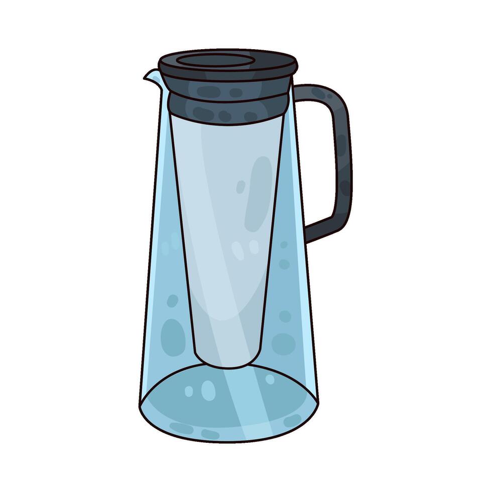 Illustration of water filter vector