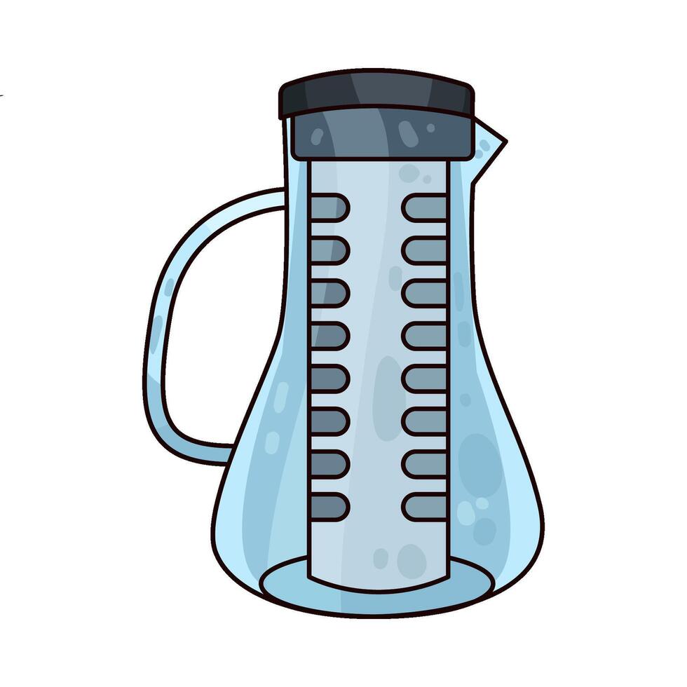 Illustration of water filter vector